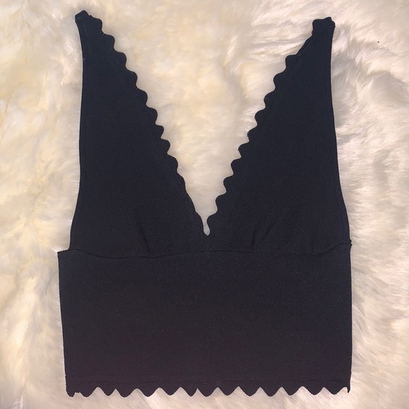 Free People Tops - Free People Deep V Top